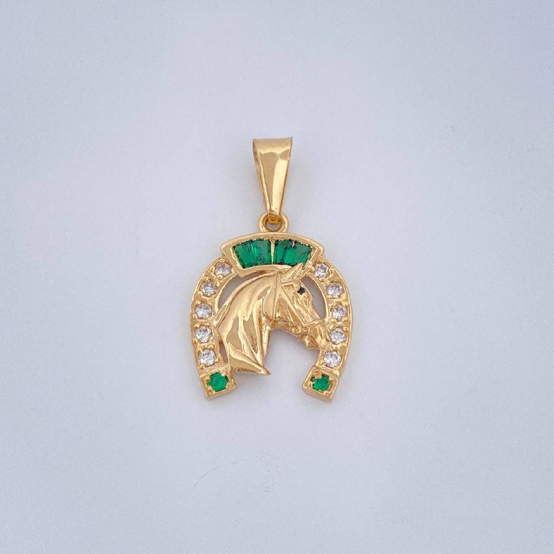 Dije Herradura Caballo 3.05gr / 2.9cm / Oro Amarillo 18K $