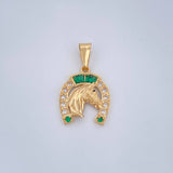 Dije Herradura Caballo 3.05gr / 2.9cm / Oro Amarillo 18K $