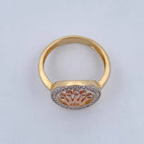 Anillo Corona Rx 3.05gr / T7 / Tres Oros 18K &