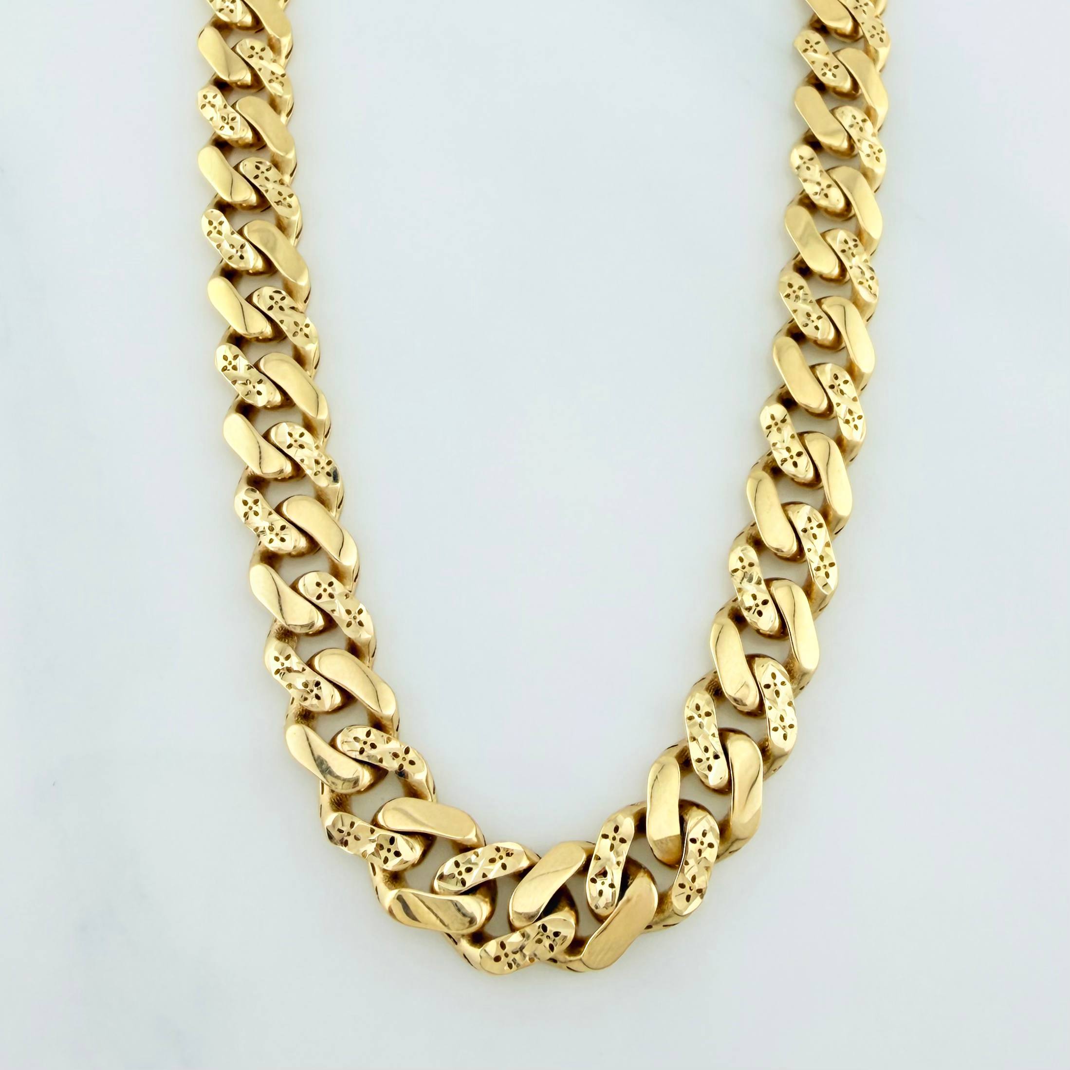 Cadena Cubana Monaco 24.15 g / 61.5 cm / 6.3 mm Oro Amarillo 18K