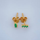 Topos Linea Esmeralda 0.7gr / Oro Amarillo 18K %