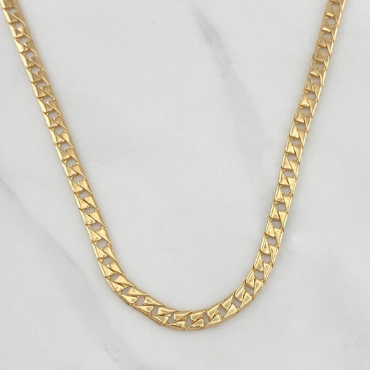 Cadena Panzer 28.1 g / 66.5 cm / 4 mm Oro Amarillo 18K