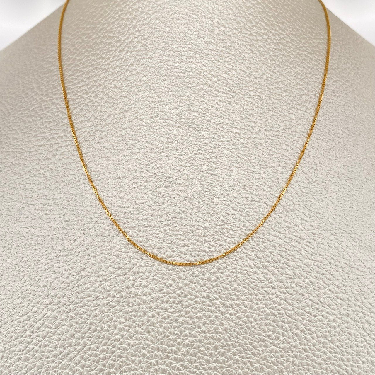 Cadena Veneciana 1.7gr / 45.5cm / 0.3mm Oro Amarillo +3 18K &