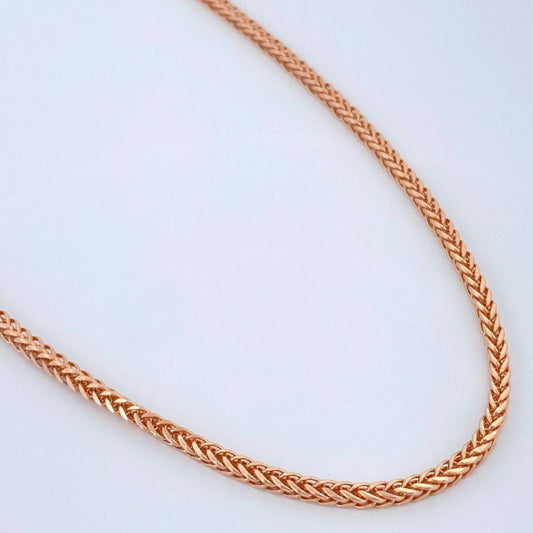 Cadena Franco 5.65gr / 59.8cm / Oro Rosa +3 18K %