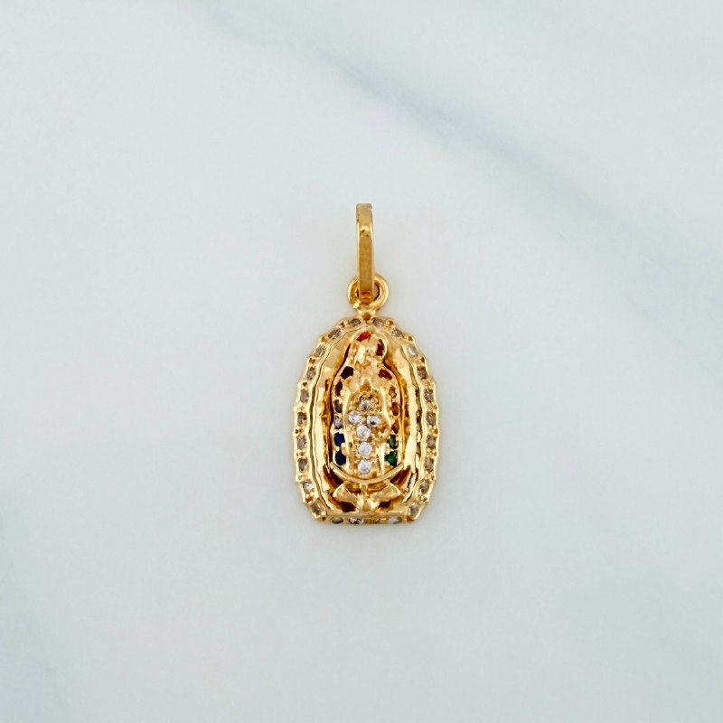 Dije Virgen De Guadalupe 1.9 g / 2.3 cm Oro Amarillo 18K