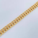 Pulso Sedusa 3.4gr / 19cm / 5.6mm Oro Amarillo +3 18K &