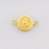 Herraje Circulo Letra A 0.4g / 1.5cm Oro Amarillo 18K