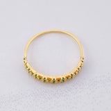 Anillo Tres Carriles 0.85g / T7 Oro Amarillo 18K