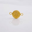 Herraje Circulo Letra A 0.4g / 1.5cm Oro Amarillo 18K