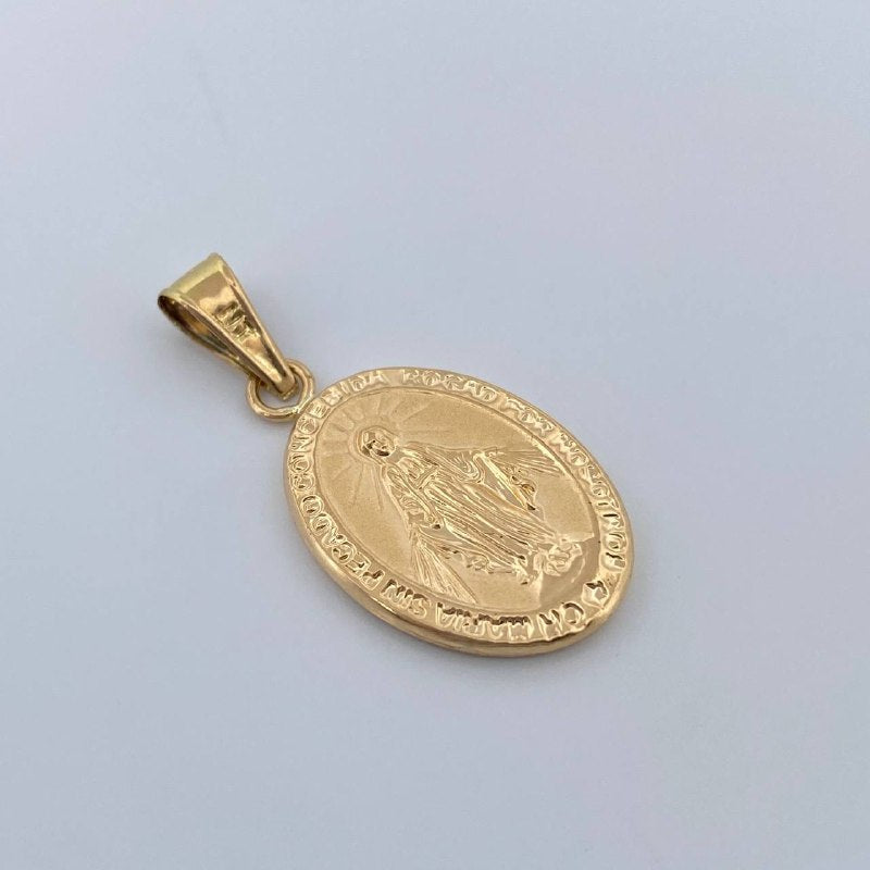 Dije Virgen Milagrosa 1.55gr / 3.1cm / Oro Amarillo 18K &