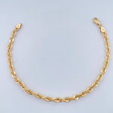 Pulso Lazo 2.85gr / 19.8cm / Oro Amarillo +3 14K Italy $