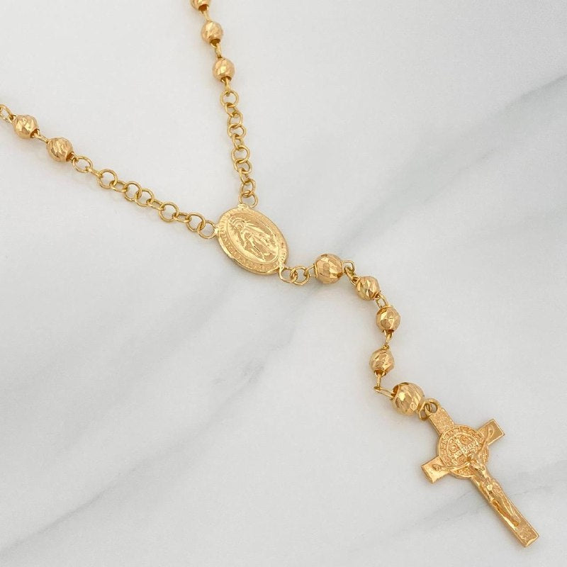 Rosario Milagrosa 12.35 g / 38.5 cm / 4 mm Oro Amarillo 18K