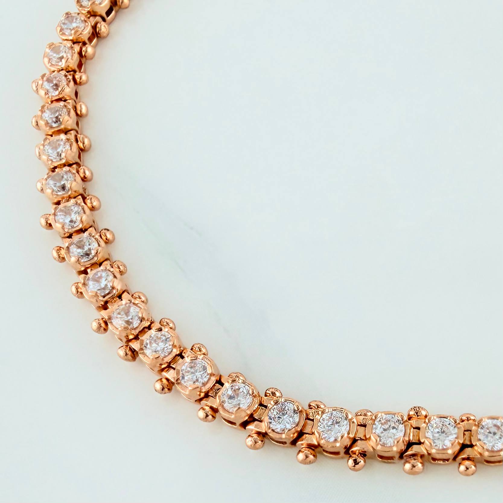 Pulso Tennis 10.45 g / 19 cm / 4.3 mm Oro Rosa 18K