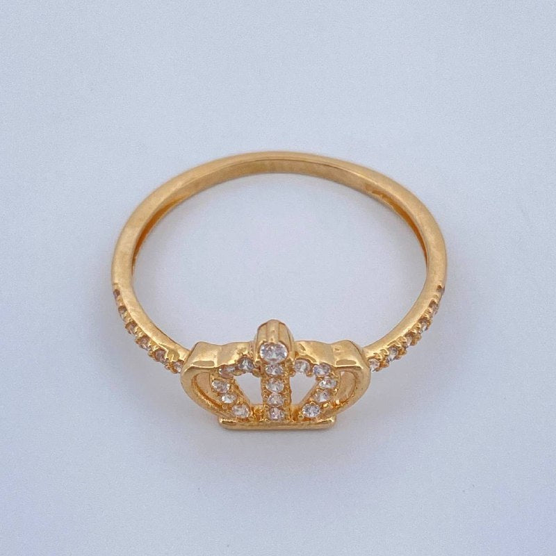 Anillo Tiara 1.55gr / T8 / Oro Amarillo 18K $