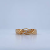 Anillo Hebras 1.95gr / T7 / Oro Amarillo 18K &