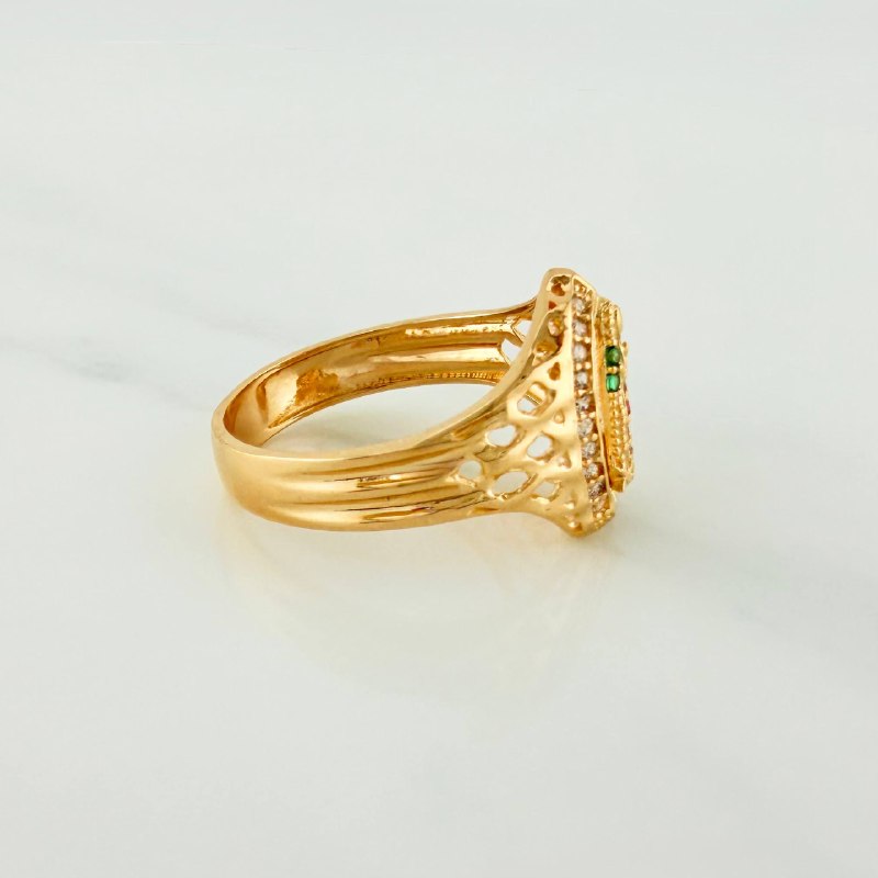 Anillo Virgen De Guadalupe 3.7 g / T6 3/4 Oro Amarillo 18K