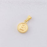 Dije Circulo Letra B 0.45g / 1.5cm Oro Amarillo 18K