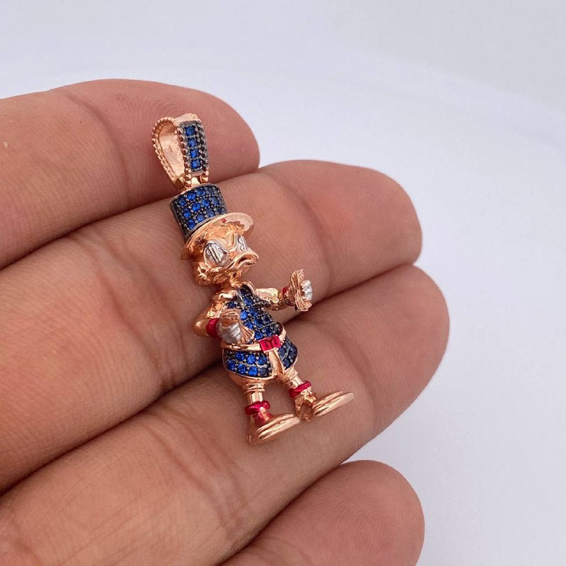 Dije Pato Furioso 5.35gr / 4cm / Oro 18K &