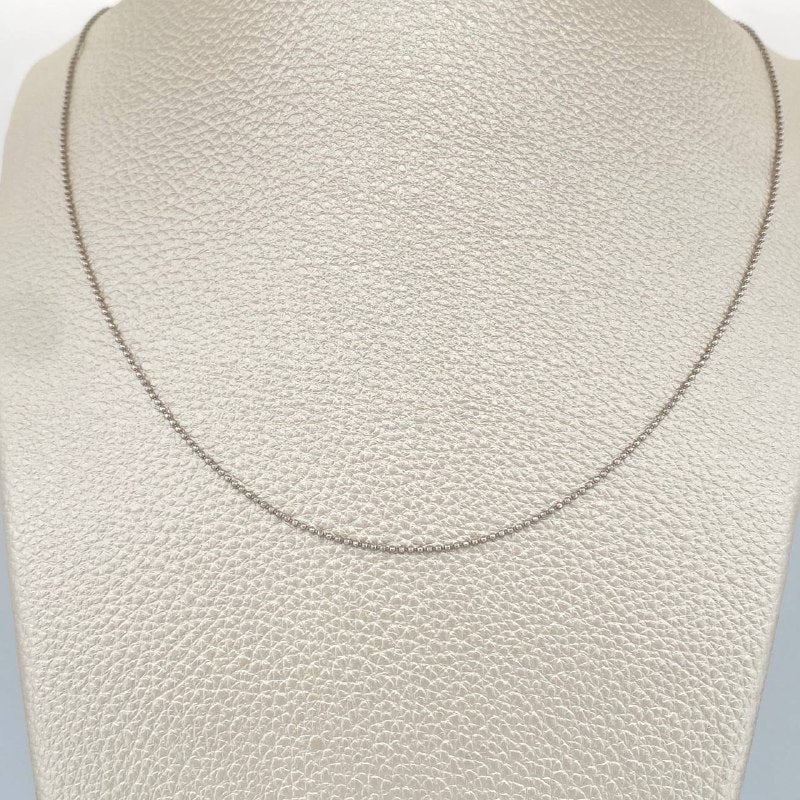 Cadena Militar 2.7gr / 60.2cm / Oro Blanco +3 18K %