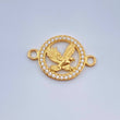 Herraje Aguila 1.3gr / 2cm / Oro Amarillo 18K &