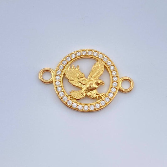 Herraje Aguila 1.3gr / 2cm / Oro Amarillo 18K &