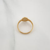 Anillo Cubano Corona 1.9 g / T5 3/4 Oro Amarillo 18K