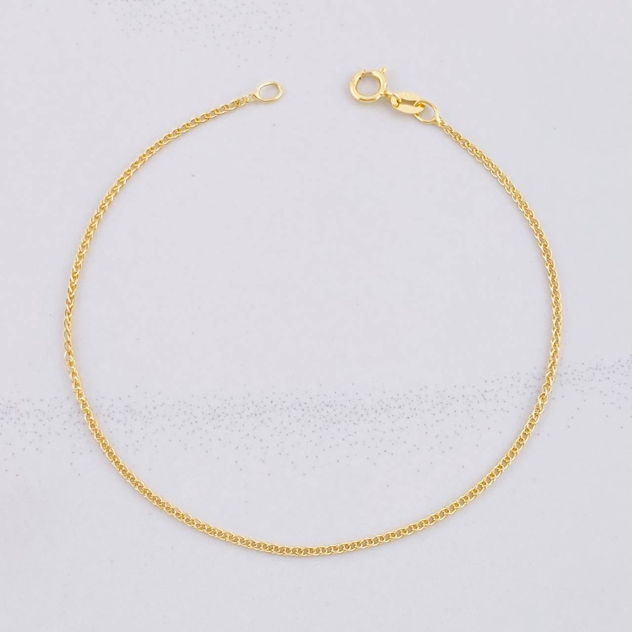Pulso Franco 0.7g / 19.5cm / 1.13mm Oro Amarillo 18K