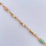 Pulso Rustico Reloj De Arena 3.65gr / 21cm / Oro 18K &