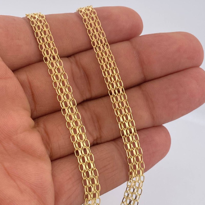 Cadena China 11gr / 60.5cm / Oro Amarillo +1 18K &
