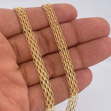 Cadena China 10.65gr / 60.2cm / Oro Amarillo +1 18K &