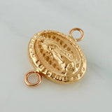 Herraje Virgen Guadalupe 0.6gr / 1.5cm / Oro Amarillo 18K %