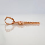 Dije Cruz Cubana 1.7 g / 2.8 cm Oro Rosa 18K