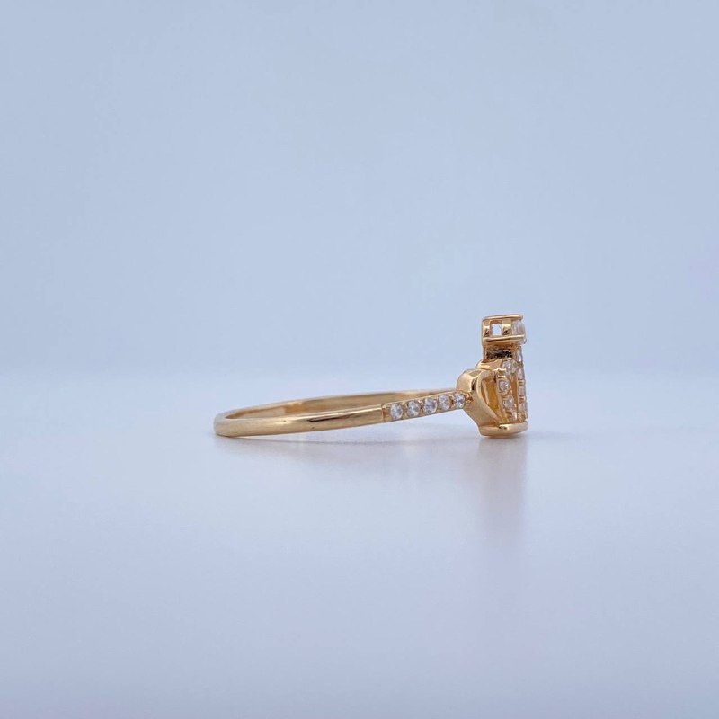 Anillo Tiara 1.55gr / T7 3/4 / Oro Amarillo 18K &