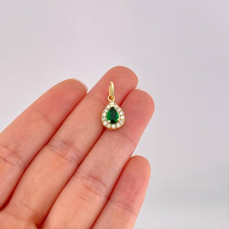 Dije Lagrima 1.5g / 2cm Oro Amarillo 18K