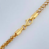 Cadena Franco 18.5gr / 60.5cm / Dos Oros Amarillo Blanco +3 18K %