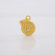 Dije Circulo Letra D 0.4g / 1.5cm Oro Amarillo 18K