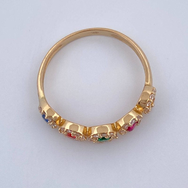 Anillo Churumbela Tupido 2gr / T6 1/2 / Oro Amarillo 18K &