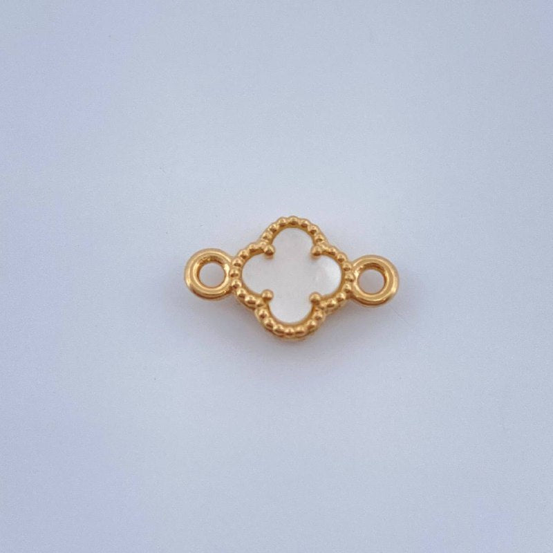 Herraje Trebol 0.65gr / 1.2cm / Oro Amarillo 18K &