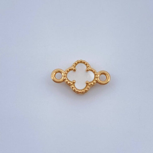 Herraje Trebol 0.65gr / 1.2cm / Oro Amarillo 18K &