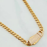 Cadena Cubana 15.85 g / 61.5 cm / 4.4 mm Oro Amarillo 18K
