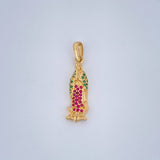 Dije Virgen Guadalupe 2.05gr / 2.9cm / Oro Amarillo 18K $