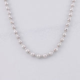 Cadena Militar 15.25g / 60cm / 2.9mm Oro Blanco 18K