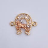 Herraje Herradura Caballo 1.85gr / 1.7cm / Oro 18K &