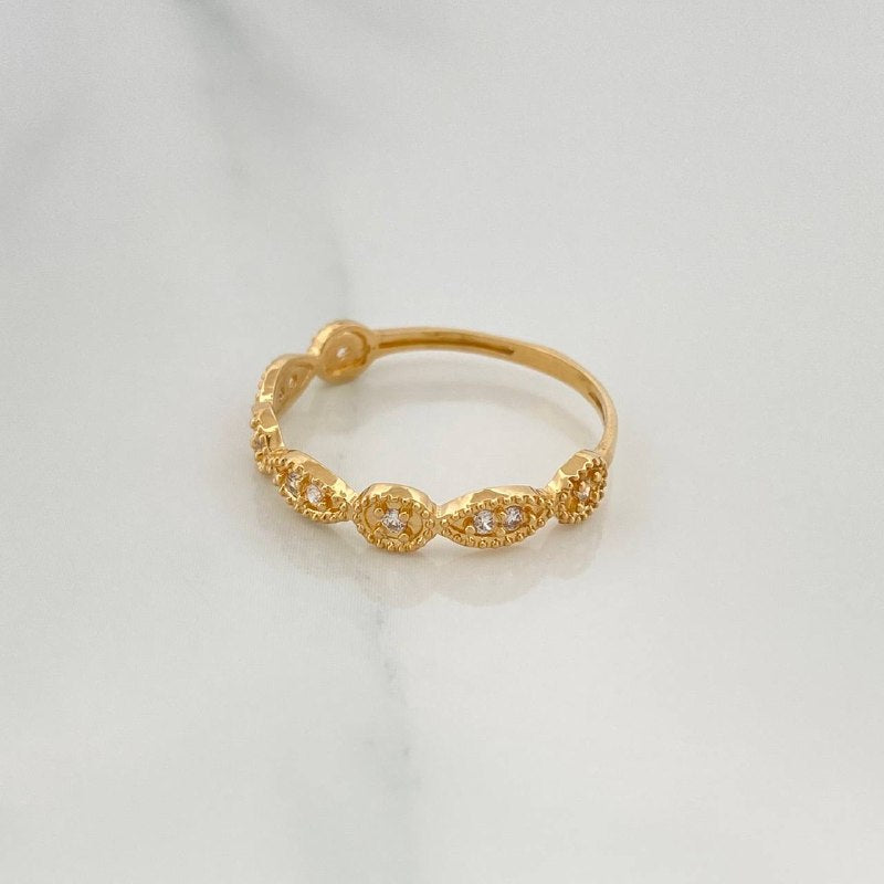 Anillo Churumbela 1.5 g / T6 3/4 Oro Amarillo 18K
