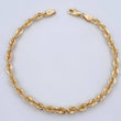 Pulso Lazo 2.7gr / 19.5cm / Oro Amarillo +3 14K Italy &