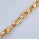 Cadena Rustica Espiga 9.7gr / 47.5cm / Oro Amarillo 18K &