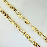 Cadena Figaro 17.45gr / 65cm / 5.6mm Oro Amarillo +1 18K ©