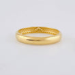 Anillo Argolla Lisa Media Caña 2.7g / T10 3/4 Oro Amarillo 18K
