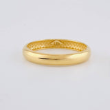 Anillo Argolla Lisa Media Caña 2.7g / T10 3/4 Oro Amarillo 18K