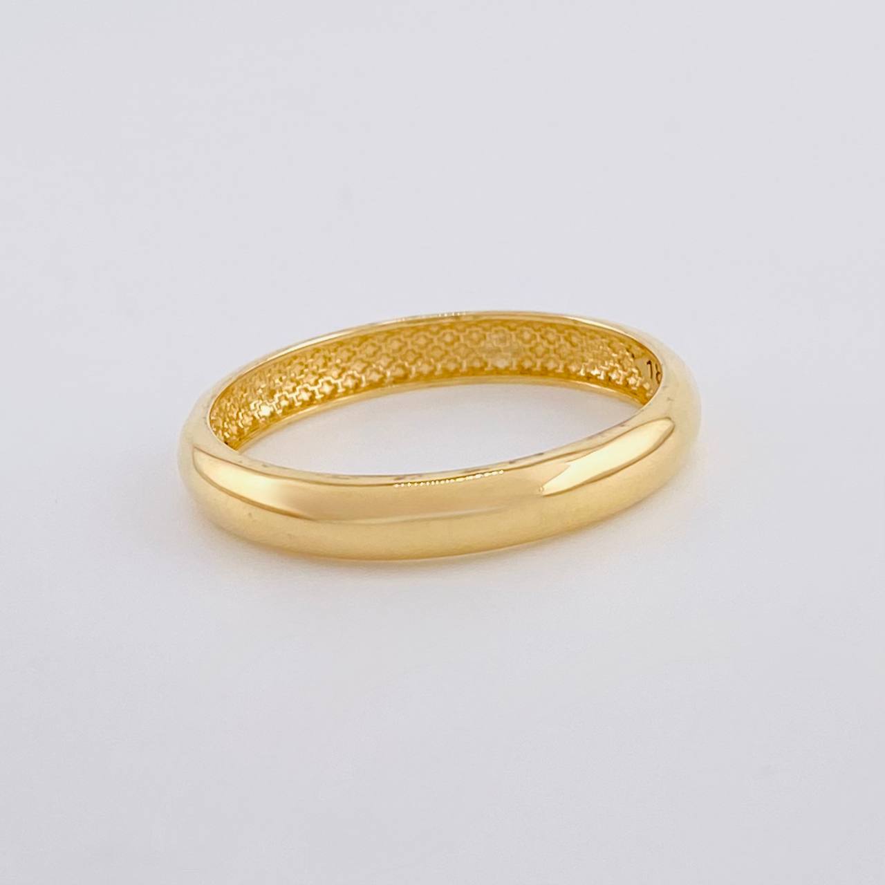 Anillo Argolla Lisa Media Caña 2.3g / T9 1/4 Oro Amarillo 18K